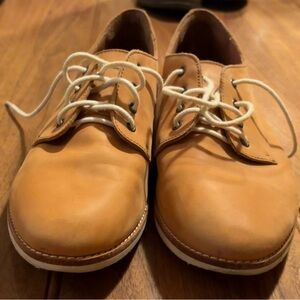 Rolle Tan Leather Women’s Oxfords